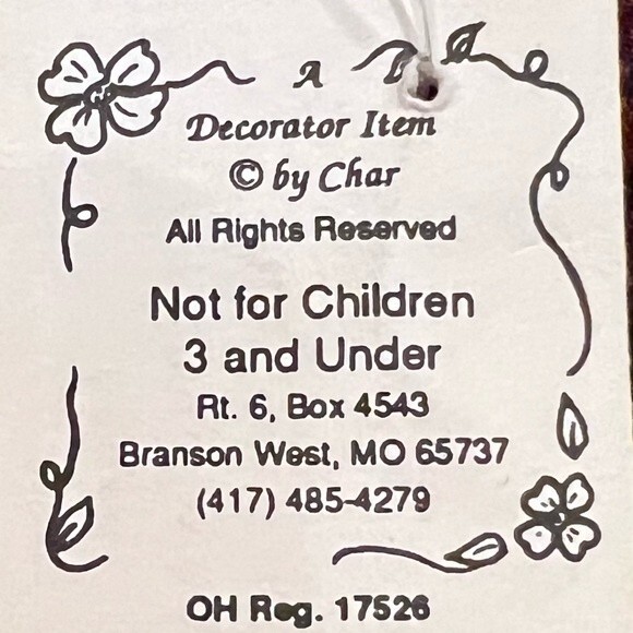 Vintage Santa Christmas Decoration Ozark Mountain Storybook Santa Crescent Moon - Picture 13 of 14